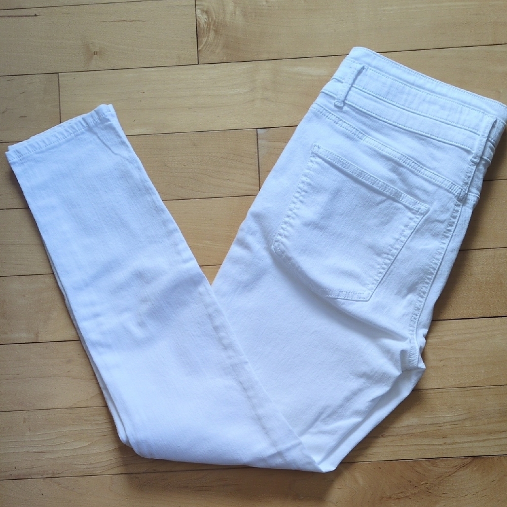 Ann Taylor White Women's Skinny Jeans